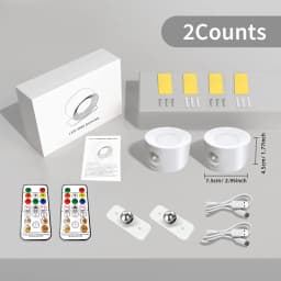 LED Wall Sconces light, 3 Brightness Levels 3 Color Modes Wall Lights, 2000mAh Battery Operated 360° Rotatable Touch Control