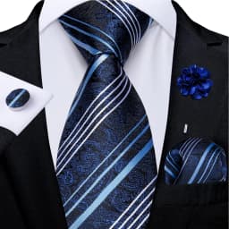 Floral Pink Ties For Men Wedding Party Man Tie Handkerchief Brooch Cufflinks Set Men Accessories Gravata
