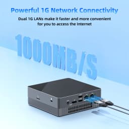 Texhoo MINI PC AMD Ryzen7 4800H 4.2GHz 2xLAN 16G DDR4 512GB SSD Pcle3.0 WIFI6 BT5.2 Triple Display Desktop Computer for Office 