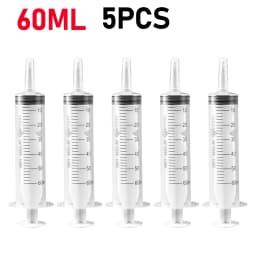 60/100ml Plastic Bulk Needle-Free Disposable Syringes Syringes Without Needle Syringe Glue Pet Feeding Needle Kitchen Tools