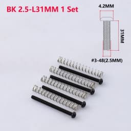 1 Set #3-48(2.5MM) / 3MM Electric Guitar Humbucker Pickups Height Adjusting Screws - KR(Origin)