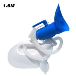 2000ml Blue White Portable Pee Urine Bottle Plastic Urinal Toilet Aid Bottle Man Woman Toilet Supply For Outdoor Camping Car