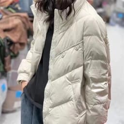 Women's Winter Parka 2025 Korean Version Loose Fitting Fashion Down Cotton Jacket Ladies Coat Stand-up Collar Warm Female Jacket