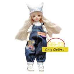 Cute GG Series Pretty Personalized Clothes for 30 cm 1/6 Bjd Byte Doll DIY Dress Up Clothing Skirt Casual Suit Socks Accessories