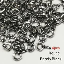 6PCS 7*8MM Mini Tri-glide Buckle Belt Buckle Doll Bag Buckles Ultra-small Diy Doll Buckle Shoes Clothes Accessories
