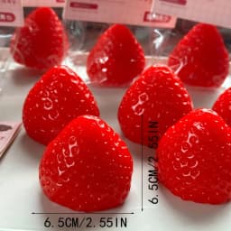 Hot Squishy Big Strawberry Squeeze Toy Soft Pinch Fruit Pop Fidget Toys Party Entertainment Games Halloween Christmas Gift