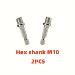 2pcs Outer Conversion Rod M10+M14 Hex Socket Adapter Converter Impact Power Drill Sockets Adapter Chuck Hex Shank Converter