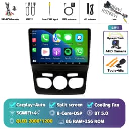 Android 16 Carplay DSP WIF+4G Car Radio GPS Multimedia Player For Citroen C4 C4L DS4 2013 2014 2015 2016 2017 Stereo 360 Camera
