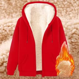 Winter Plush Jacket Women's Multi Colors Hooded Casual Plus Size Hoodies Autumn Fleece Keep Warm Zippered Up Sweatshirt 5XL
