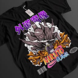 2026 New Naruto Uzumaki Sasuke Anime Printed T-shirt Summer Men's Pure Cotton Neutral Casual Family Set Short Sleeved T-shirt