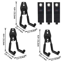 Heavy Duty Metal Hook Garage Organizer Wall Mount Anti-slip Bicycle Hanger Hooks Storage Hook For Ladders Garden Tool