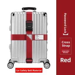 Travel Luggage Strap Cross Safety Fixation Baggage Tie down Cargo Bag Protection Buckle Rope Strengthening Band Accessories