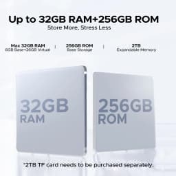 DOOGEE U13 Tablet PC Android 16 13'' FHD+ Screen 32GB RAM 256GB ROM 11000mAh Large Battery 7.5mm Ultra-thin Gemini AI Smart Pad