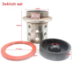 Jewelry Casting Flask Set Rubber Sprue Base Silicone Gasket for KAYA Cast Vacuum Machine