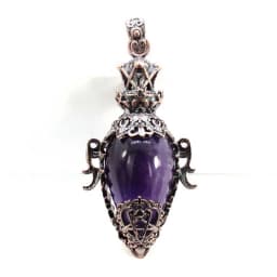Water Drop Crystal Pendulum for Dowsing Spiritual Divination Natural Amethyst Rose Quartz Onyx Antique Pendulums Pendant Pendulo
