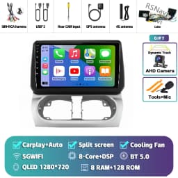 Android 16 Carplay Auto Screen Car Radio Multimedia Player For Opel Combo Corsa Tigra 2001-2011 Autoradio Stereo 2Din Head Unit