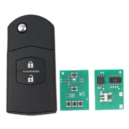 Leo For Mazda 2 3 5 6 8 CX-7 CX-9 MX-5 BGBX1T478SKE125-01 SKE126-01 CC43-67-5RYC Fob Flip Remote Car Key 315/433Mhz 4D63 Chip
