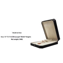 Customizable LOGO Vintage Octagonal Gold Text Storage Box Ring Earnail Bracelet Jewelry Packaging Case Collection Storage Box