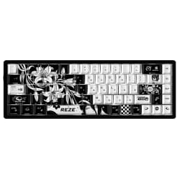 KUXM New Reze 5.0 Themed Keycaps, OEM Profile, PBT Material, Side Print Backlit, 5-side Sublimation for Mechanical Keyboard DIY