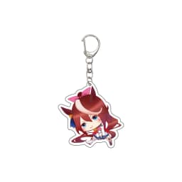 55MM Anime Pretty Derby Keychain Oguri Cap Special Week Silence Suzuka Tokai Teio Key Chain Acrylic Model Plate Christmas Gifts