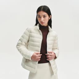 BOSIDENG Women Stand Collar Quilted Goose Down Jacket Cloud Light Slim Minimalist Warm Portable Outerwear