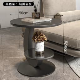 BJ BJ Light Luxury Living Room Sofa Side Table Balcony Small Round Table Advanced Sense Creative Home Small Coffee Table Advanc