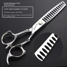 6 Inch Barber Specificlied Shears Professional Hairdressing Scissors Hairdresser Clippers Set Flat Thinning Hair Cutting Tools