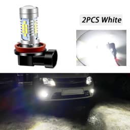 2Pcs Canbus white H8 H11 LED Fog Light Bulb Car DRL Lamp for Audi A3 8P 8V A4 B6 B8 B5 A6 C6 C5 80 B7 A5 100 A7 A8 Q5 Q7 TT S6