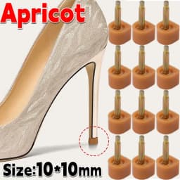 10pcs Heel Repair Tips Pins Shoes Tips Taps Dowel Lifts Replacement Shoe Repair Heel Stoppers Protectors Shoe Accessories