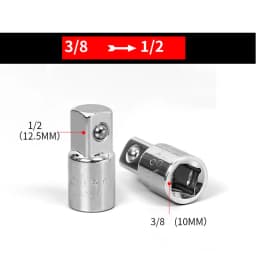 Ratchet Wrench Socket Converter Sleeve Head Adapter 1/4 3/8 1/2 Inch Female To Male Drive Spanner Converter Wrench Adapter Part