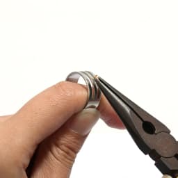 2/1Pcs Stainless Steel 18mm Jump Ring Opening Closing Finger Ring Opener Pliers Opening Helper for DIY Jewelry Making Tool