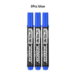 3/6 Pcs/set Deli Permanent Art Markers Pens Waterproof Oil Based Paint Markers for Rock Wood Fabric Plastic Canvas Glass Canvas