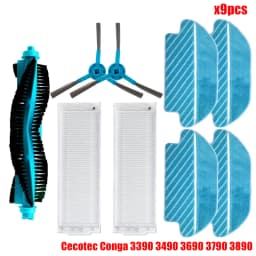 For Cecotec Conga 3290 3390 3490 3590 3690 3790 3890 Ultra Titanium Vital Vacuum Cleaner Main Side Brush Hepa Filter Spare Part