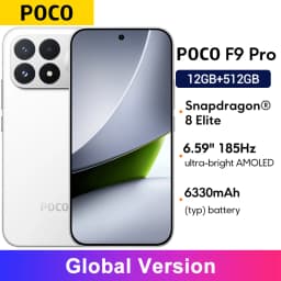 Smartphone POCO F9 Pro Global Version 6.59'' 185Hz AMOLED display 6330mAh 100W Snapdragon® 8 Elite Gen 5 CPU 200MP Cellphone