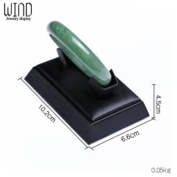 Black PU Leather Jewellery Ring Earrings Stand Holder Set Jewelry Pendant Necklace Chain Chokers Display Bust Bangle Organzier