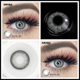 AMARA 1 Pair Color Contact Lenses for Eyes Natural Brown Lenses Beauty Fashion Monet lense Blue Lenses Green Eye Contact