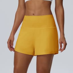 Women's Summer Loose Running Shorts 2-in-1Quick Dry Athletic Yoga Gym Shorts with Pockets Yoga Fitness Sports Shorts