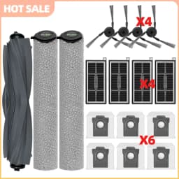 Fit For MOVA S70 Roller / S70 Pro Roller / S70 Ultra Roller Main Side Brush Cutting Brush Hepa Filter Roller Mop Dust Bag Parts