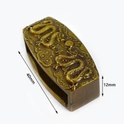 1Pc Deepeel 35/40mm Pure Copper Man Belt Buckle Ring Metal Solid Brass Waistband Loop Clasp Men Belts Leather Crafts Accessories