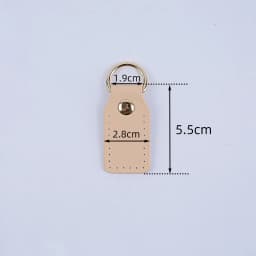 Hand Sewn Genuine Leather DIY Square Head Bag Pieces Replacement Strap Connectors Bag Buckle Accessories