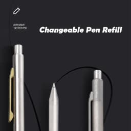 EDC Titanium Alloy Pen Portable Business Writing Multi-functional Portable Outdoor Traveling Office EDC Tools Ballpoint Pen