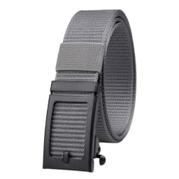 Ratchet Belt for Men Work Casual,1 3/8inch Wide Quick Release Automatic Slide Buckle Nylon Webbing Waist Belt,Gifts for Dad