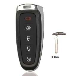jingyuqin 5 Buttons Remote Car Key Case Cover Fob For Ford Explorer Edge Escape Flex Taurus 2011 2012 2013 2014 2015 Smart Car