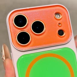 14 Colors Magnetic Case For iPhone 18 17 16 15 14 Pro Max For MagSafe Colorful Crystal Glitter Back Soft Bumper Cover Shockproof