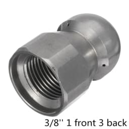 3/8" 1/8" 1/4" 1/2" Pressure Washer Clean Jetter Nozzle For Home Garden Supplies Drain Hose Nozzle Sewer