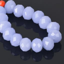 Solid Color 3x2mm 4x3mm 6x4mm 8x6mm 10x7mm 12x8mm Rondelle Faceted Czech Crystal Glass Loose Spacer Beads for Jewelry Making DIY