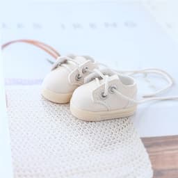 3.5cm Doll Canvas Shoes Leather Shoes For 15 17 cm For Labubu Doll Mini 1/6 BJD OB27 10cm Cotton Doll Clothing Outfit Accessory