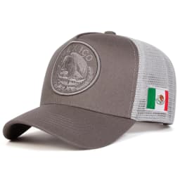 Unisex Mexican Flag Embroidery Baseball Net Caps Adjustable Casual Hats Spring and Summer Outdoor Sunscreen Hat