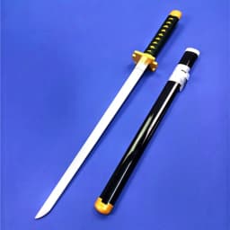 40inch Okkotsu Yuta Katana Real Size Katana Samurai Jujutsu Kaisen Wooden Ninja Knife Sabre Unsharp Anime Cosplay Prop Toy Gift