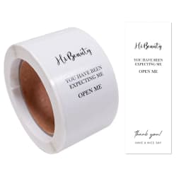100pcs/Roll Personalized Labels 3*9cm Thank You For Your Purchase Stickers For Small Business Gift Package